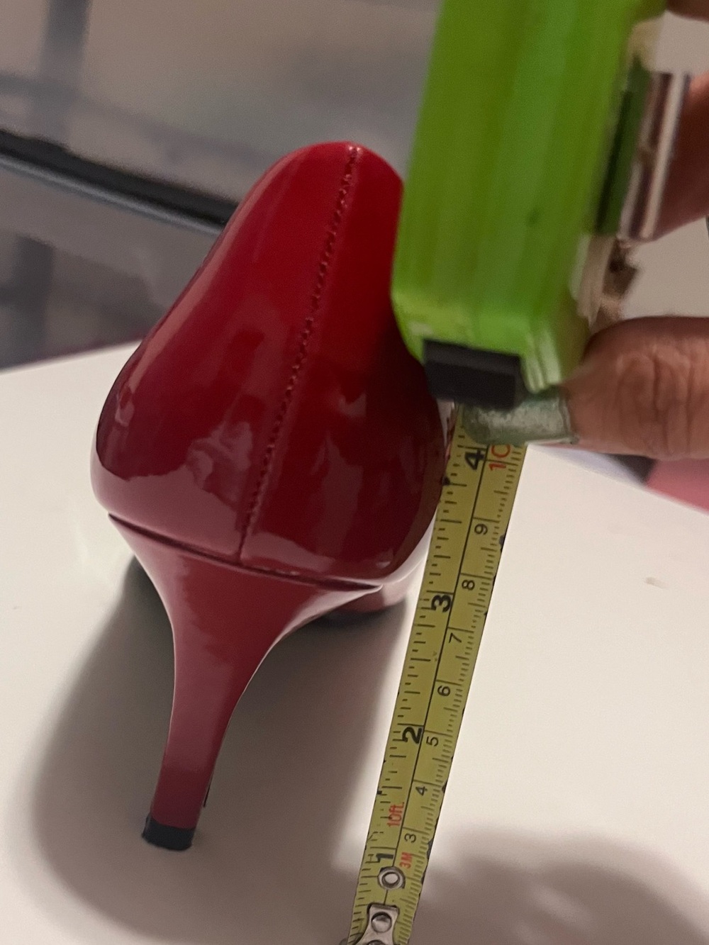 NIB- comfort plus by Predictions Red Patent Mid Heel Pumps - Picture 3 of 4
